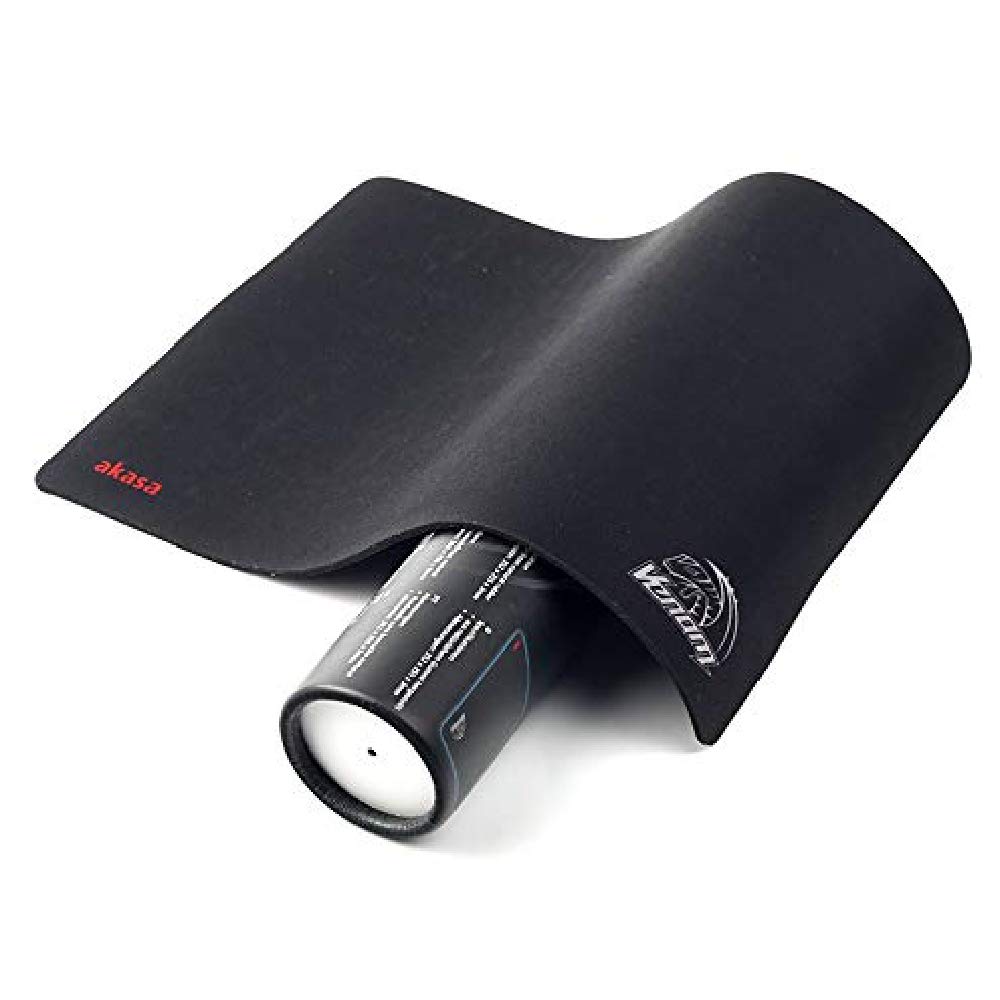 Akasa Venom Mouse Pad | High Precision Gaming Mouse Pad | Non Slip Rubber | 3mm | Black | AK-MPD-02BK