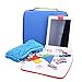 Aenllosi Storage Organizer Case Compatible with Osmo Genius Kit, fits Base/Starter/Numbers/Words/Tangram/Coding Awbie Game (for Osmo Creative Set, Blue)