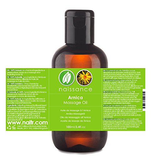 Naissance Arnica Massage Oil 100ml Natural Blend of Essential Oils in