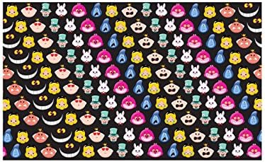 Alice In Wonderland Emoji Scarf multicolour