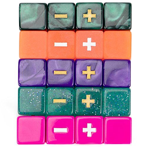 20 Fudge Dice GM Starter Pack Mystical 5 Sets of 4 Fudge Dice
