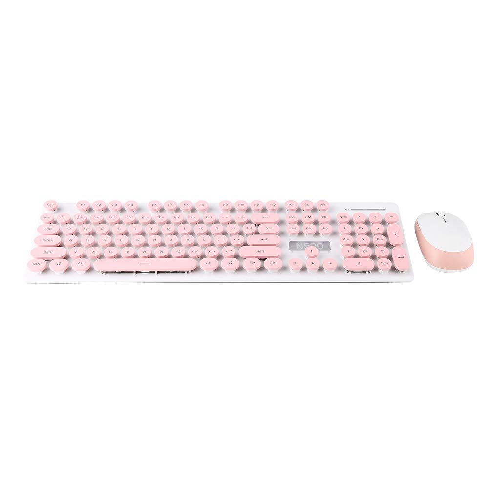 Wireless Gaming Mouse Keyboard, 2.4GHz Mechanical Feel Comfortable