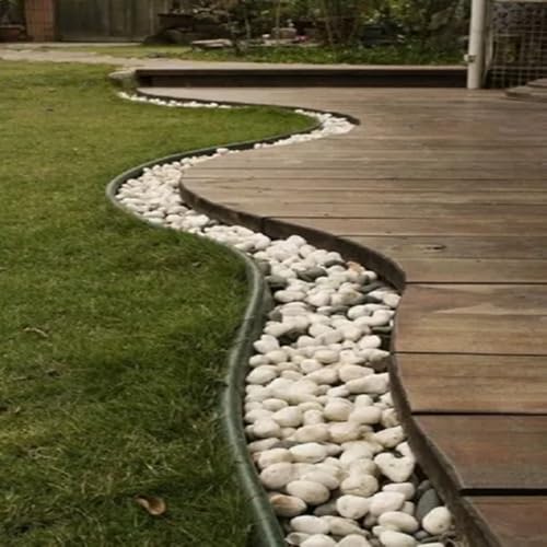 Pedra Branca Dolomita Para Decoração de Vaso Jardim Ornamentais N°2 (2 KG)
