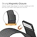 Fintie for Galaxy Watch 42mm / Galaxy Watch Active 40mm Bands - Milanese Loop Stainless Steel Metal Replacement Strap Bracelet w/Magnet Lock, Also Compatible Samsung Gear Sport Smartwatch, Black