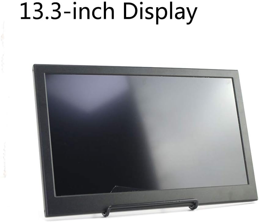 szdc88 Portable Monitor 13.3 Inch Gaming Dual HDMI Ultra Thin Eye Care Wide Angle Home Office Phone Computer Adjustable Backlight IPS Display With Speaker Multi Port Mini Screen(13.3 Inch Display)