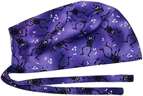 Scrub Hat Irish Leprechauns Lucky St Patrick Fabric Cap Do-Rag Skull Blue