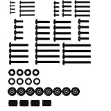 Mount Plus MP-SHK-02 Universal TV Mounting Hardware Pack Fits All TVs Includes M4, M5, M6, and M8 TV Screws and Spacer Assortment for Mounting Virtually All TV's up to 80"