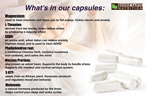 image for Bonne Sante Nutrition DREAM- Natural Sleep Aid - Includes Magnesium - 