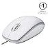 Logicool ロジクール M100rWH 有線 マウス 小型 左右対称型 USB 簡単接続 M100r ホワイト 国内正規品 3年間無償保証