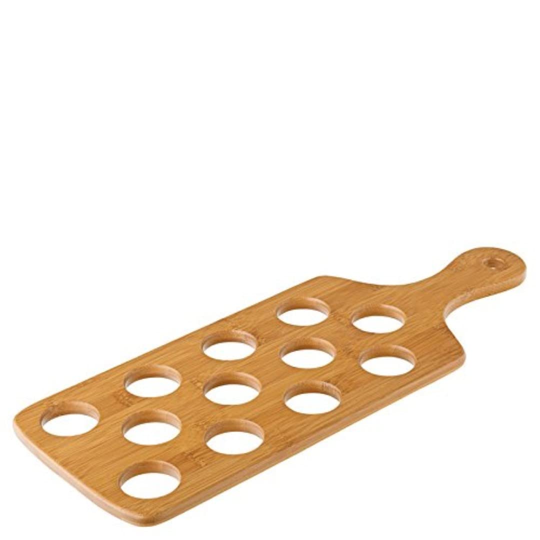 Utopia Drinks Paddle Board 12 Shot 40 x 15.5cm - Pack of 6 | Shot Paddles Shot Flights