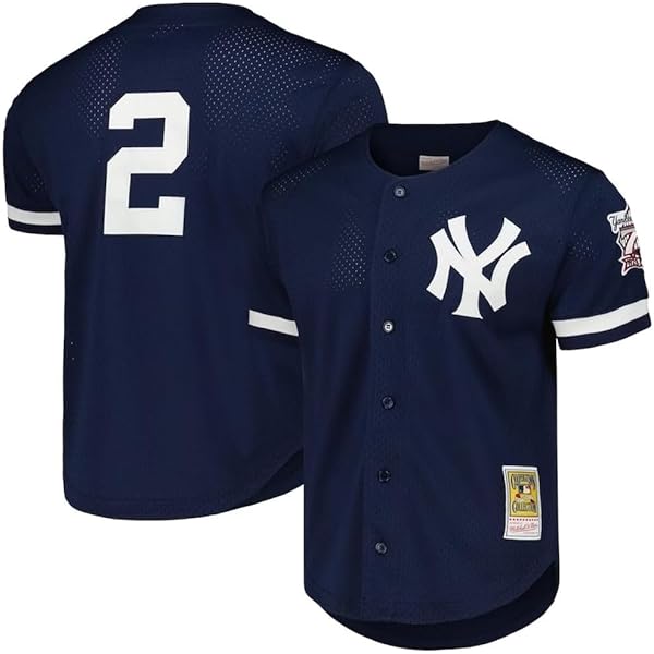 Amazon.com: Mitchell & Ness Derek Jeter New York Yankees 1998 Full