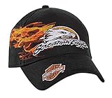 Harley-Davidson Men's Screamin' Eagle Flames Baseball Cap (Black)