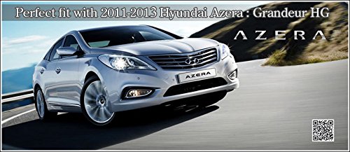 AUTOCLOVER B760 CHROME SIDE SKIRT MOLDING ACCENT GARNISH 2-PC SET FOR 11 12 13 HYUNDAI AZERA : GRANDEUR HG