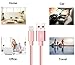 Suanna iPhone Cable 3Pack 10FT Nylon Braided Certified Lightning to USB iPhone Charger Cord for iPhone 8 7 Plus 6S 6 SE 5S 5C 5, iPad 2 3 4 Mini Air Pro, iPod Nano 7 - Pink
