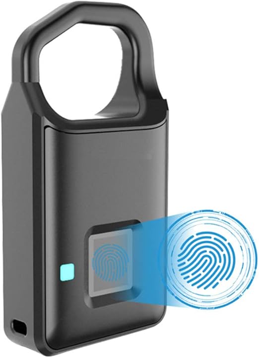 AXELEL Huella Digital Candado Cerradura de Huella Digital Sin