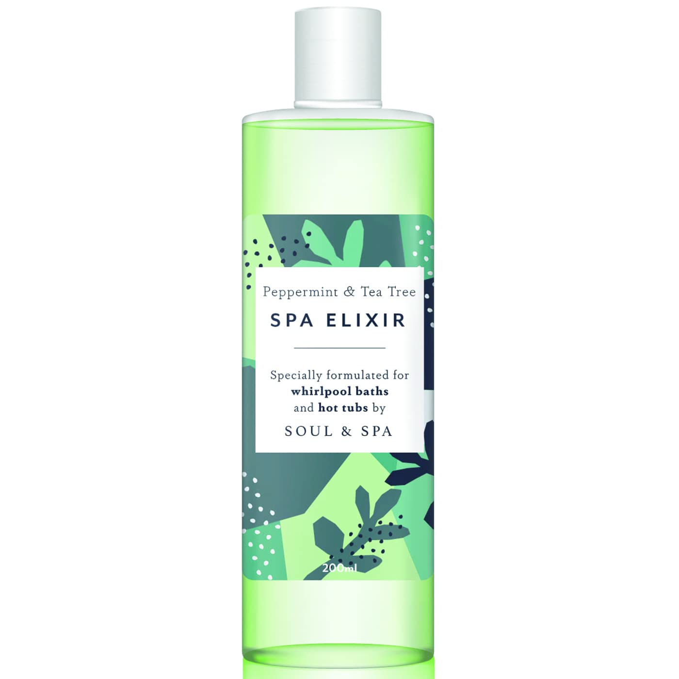 Peppermint & Tea Tree Spa Elixir For Hot Tubs and Whirlpool Bath - 200ml