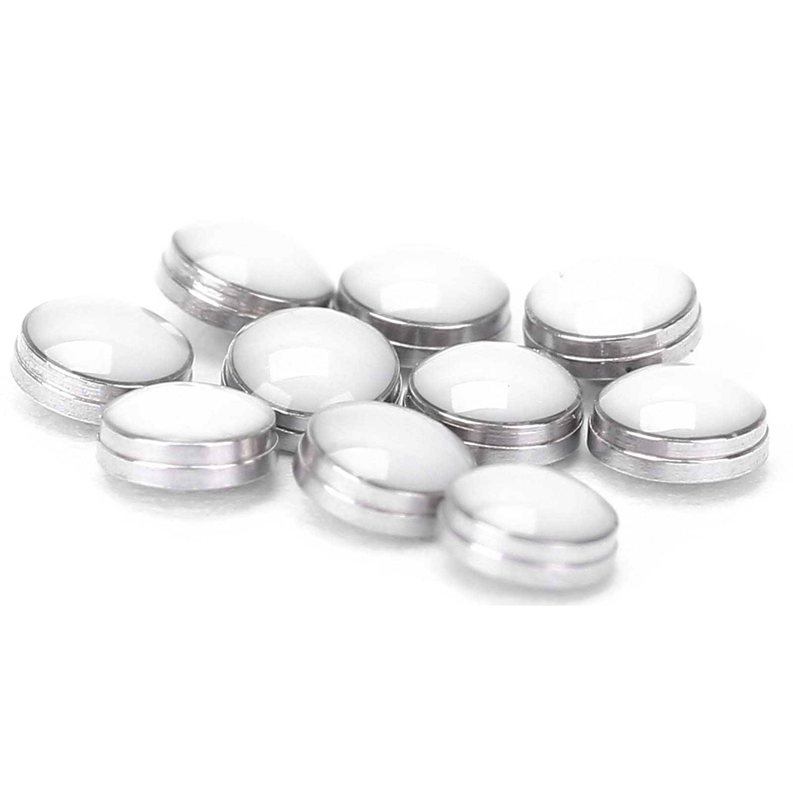 Buachois Watch Luminous Bezel Dot,10pcs Blue Luminous Bezel Dot Watch Dial Luminous Dot Watch Parts Accessory Luminous beads for Embellishment watch Dial