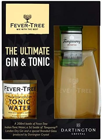Fever Tree Tanqueray The Ultimate Gin & Tonic With Glass, 4.17cl