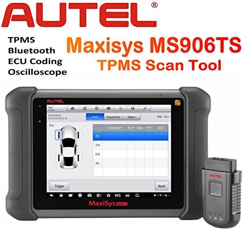 100% Original Autel MaxiSys MS906TS MS906 TS Autel tool Newly Add TPMS Antenna Module Powerful than AUTEL MaxiSYS MS906 Update Online Free 2 Years (AUTEL MaxiSYS MS906TS)