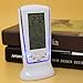 YOHAPP Digital Alarm Clock LED Mini with Blue Backlight (Size:2.32.24.9 Inch) (Color: Blue)