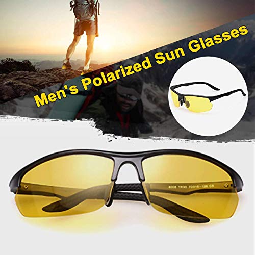Empty Sonnenbrille Männer Gläser polarisierte Sonnenbrillen Polarisations-Brille Fahren Reiten Angeln Gläser Sport… – Bild 3