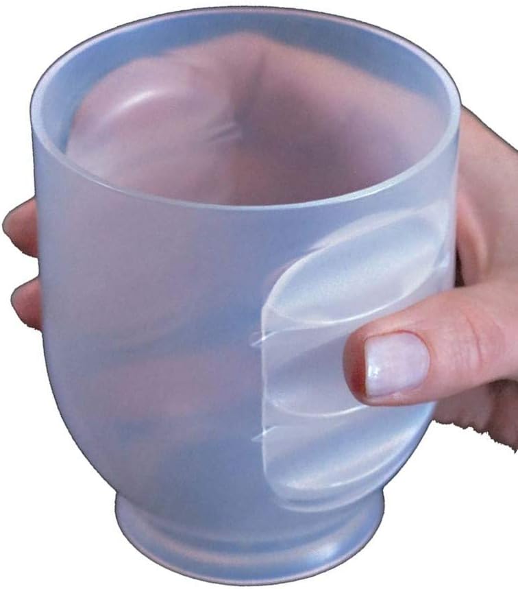 Marusya Inc's No-Slip Easy Grip Cup. 12oz. Set of 4.: Kitchen & Dining