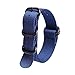 Ritche Christmas Gift 20mm Blue Military Ballistic Nylon Strap With Black Heavy Buckle Bands for Omega x Swatch Moonswatch Compatible with Timex Weekender Watch Band, White Elephant Gifts, Stocking Stuffers for Men