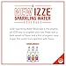 IZZE Organic Flavored Sparkling Water Beverage, Variety Pack, 12 oz Glass Bottles, 12 Count