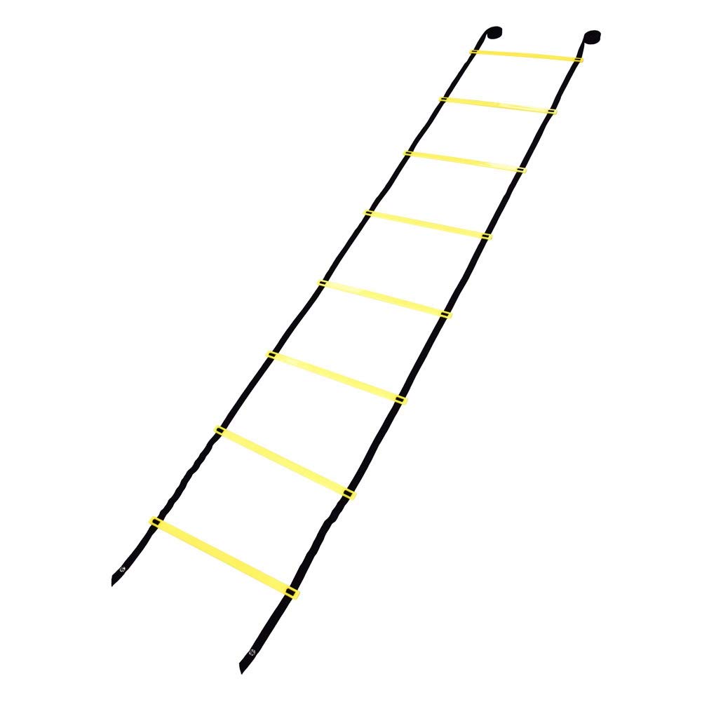 Agility Ladder, Football Training Ladder 4m 8-Rung Soccer Ball Flexibility Training Fitness Jumping Baseball Ladder for Kids Adults Sports Ladders Foot Footwork Sport Equipment Set