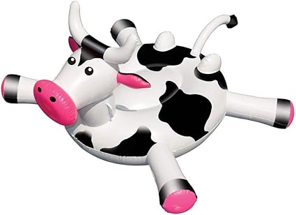 inflatable cow pool float