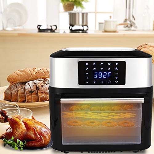 10in1 Air Fryer Oven,16.91 Quart Air Fryer Toaster Oven Combo,Air