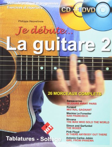 Je Debute la Guitare Vol 2 CD+DVD by Heuveline Philippe