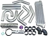 Tube&Fin Intercooler Piping BMW A4 A6 EVO Golf DEL SOL + BOV Kit