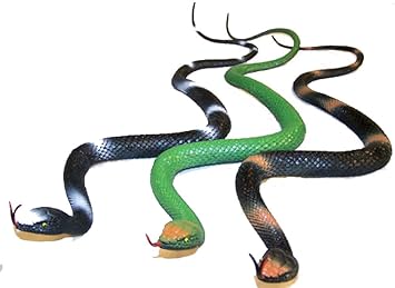 plastic rubber snakes