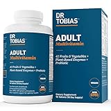 Dr. Tobias Multivitamin & Mineral Plus Enzymes - Enhanced Bioavailability - With Wholefoods & Herbal Ingredients - Rich in B Vitamins & C - Non-GMO