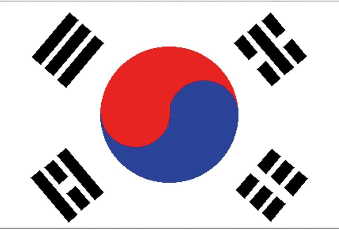 TrendClub100® Fahne Flagge „Südkorea South-Korea KR“ - 150x90 cm ...