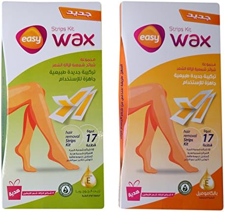 100% Natural Strips Kit Wax Hair Removal Sweet Waxing Sheets Beauty Skin Care (Jojoba)