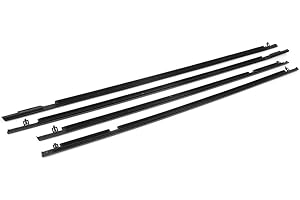 GZYF Window Seal Weather Stripping Moulding Trim Rubber Seal Belt Weatherstrip for Honda Civic 2006-2011 4-Door Sedan Replaces#72450-SNA-A01 72410-SNA-A01 72950-SNA-A01 72910-SNA-A01