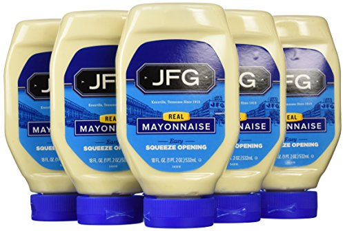 JFG Squeeze Mayonnaise, 18-Ounce Bottles (Pack of 6)