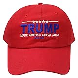 C104 D.T Trump Make America Great Again Baseball Cap Red