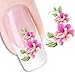 Ottery Seductive Flowers Nail DIY Art Stickers Water Transfers Decals Nail Art Sticker Tip Decal Manicure