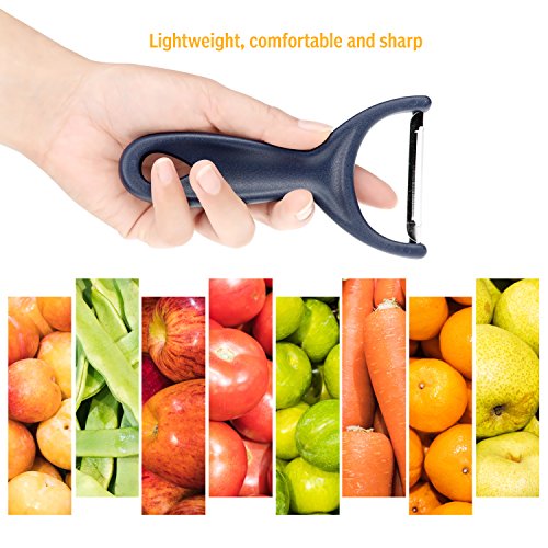 Tagefa Kitchen Aid Potato Y Peeler Hand Ultra sharp for Vegetable, Carrot, Fruit, Apple, Sweat Potato (1 pack)