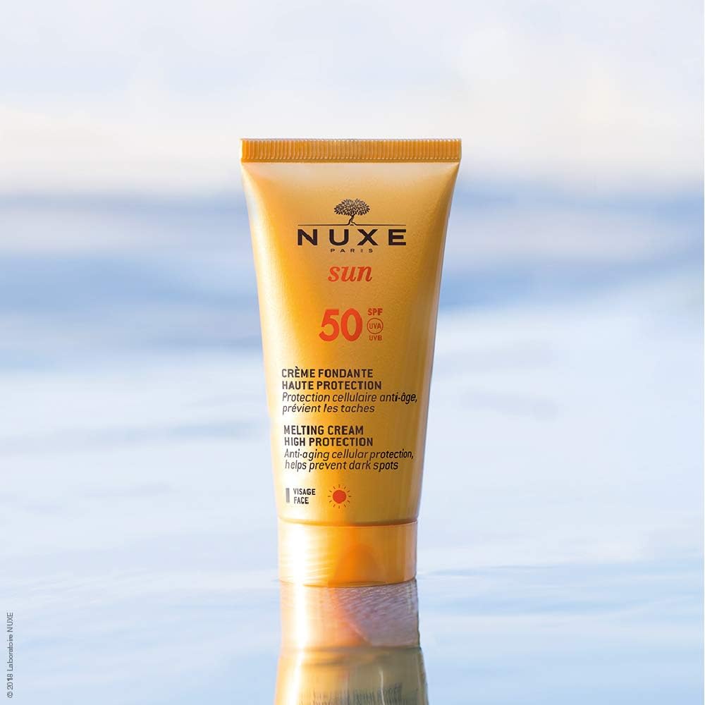 nuxe sun face cream spf50