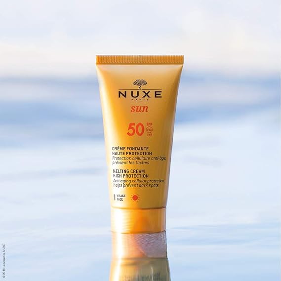 nuxe sun high protection fondant cream for face spf 50