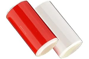 VViViD Headlight & Taillight Adhesive Repair Tape Red and Transparent 2-Roll Pack (6" x 7ft)