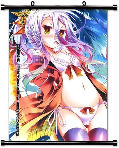 No Game No Life Anime Fabric Wall Scroll Poster (16 x 23) Inches