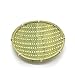 Toogoo Bamboo Round Fruit Plate Handmade Storage Tray Hand Knitting Bread Basket Food Fruit Basket Hotel Hotel Dining Tray Diameter 26cm