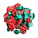 GuassLee 100pcs Merry Christmas Balloons 12 Inch Red and Green Balloons Assorted Pearl Balloons for Christmas Themed Party Decorations