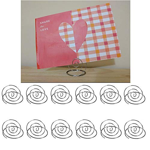 image for HOHIYA Wire Place Card Holder Table Number Holder Stand Memo Note Name