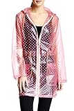 Isaac Mizrahi Sport Transparent Anorak Rain Jacket